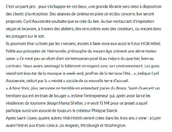 Le Parisien : Le Groupe Cardinal construit les MOB HOTELS Le Parisien : Le Groupe Cardinal construit les MOB HOTELS