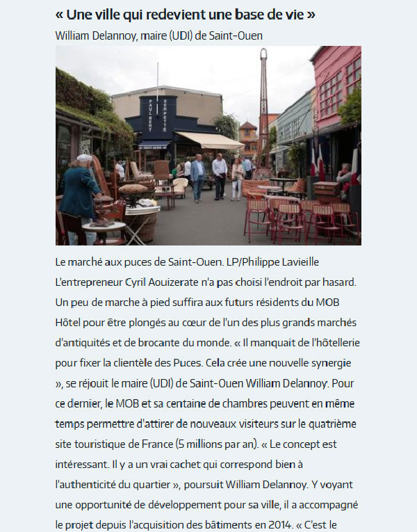Le Parisien : Le Groupe Cardinal construit les MOB HOTELS Le Parisien : Le Groupe Cardinal construit les MOB HOTELS