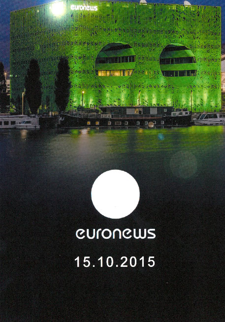 Le 15 octobre 2015, a eu lieu l'inauguration du siège d'Euronews dans le quartier de Confluence à Lyon.