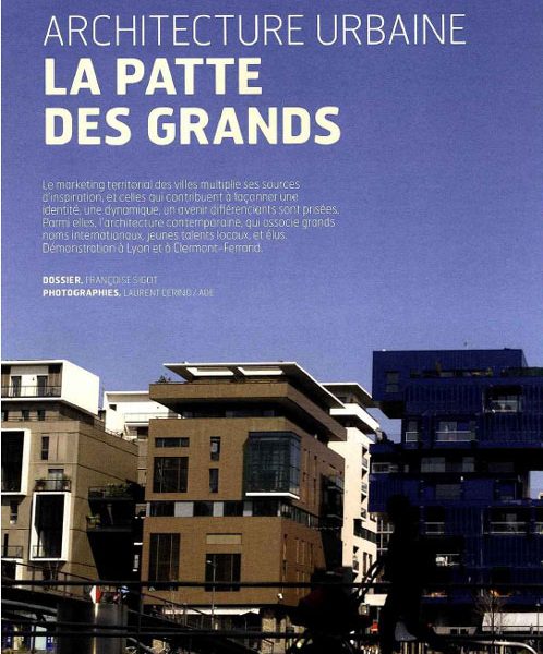 Presse - Acteurs de l'économie - Architecture urbaine