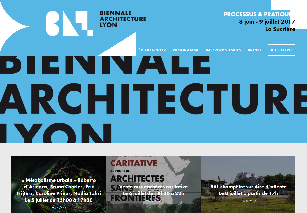 Le Groupe Cardinal partenaire de la Biennale d'Architecture 2017