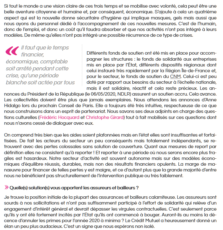 Groupe Cardinal et New Tanks : Les pouvoirs publics doivent être à nos côtés le temps de la remise à flot » (Renaud Barillet