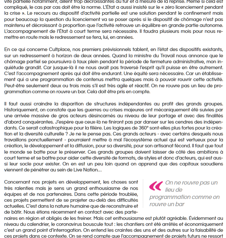 Groupe Cardinal et New Tanks : Les pouvoirs publics doivent être à nos côtés le temps de la remise à flot » (Renaud Barillet