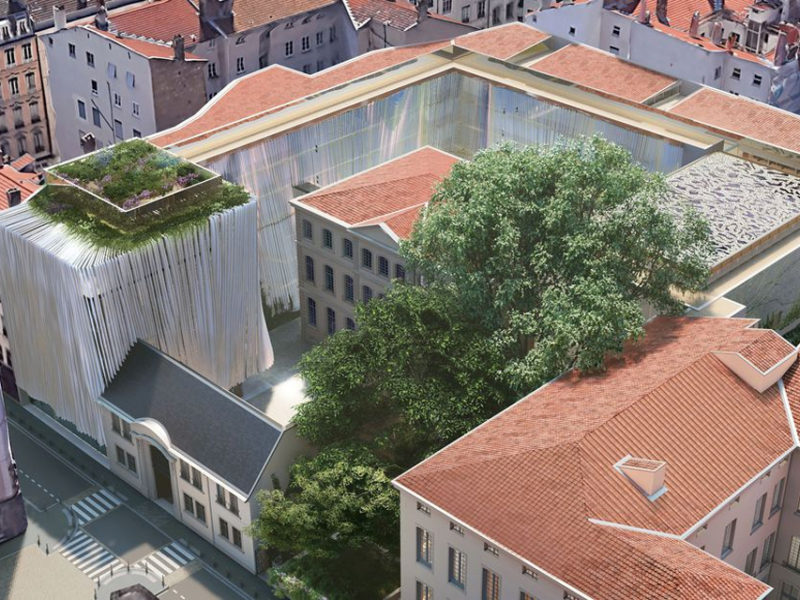 Projet de rénovation du musée des tissus de Lyon par @rudyricciotti
