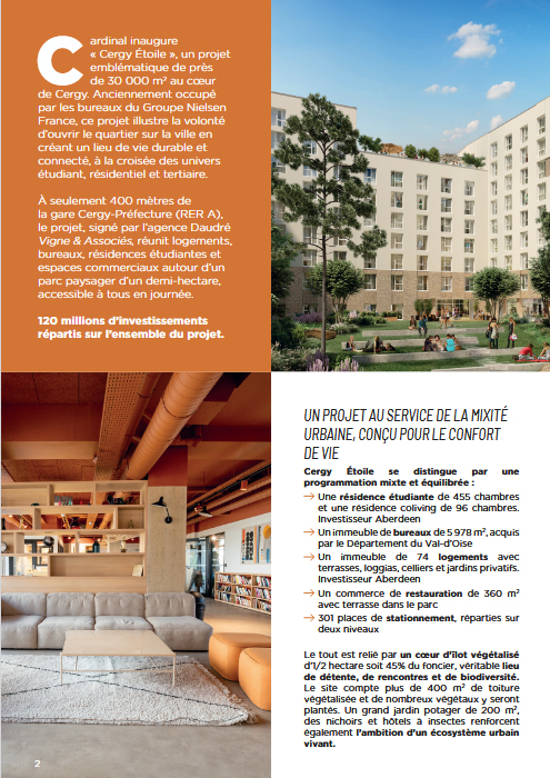 Cardinal du Groupe Eaglestone : Regards sur Cergy l'Etoile