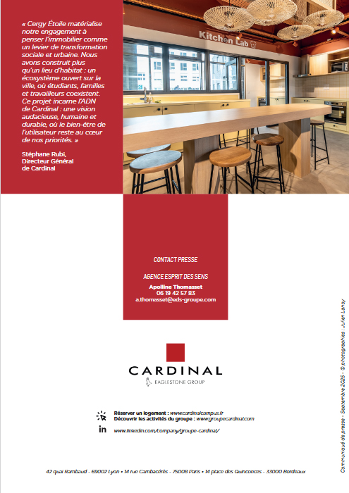 Cardinal du Groupe Eaglestone : Regards sur Cergy l'Etoile